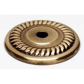 Backplate Traditional 1-1/4-in in Polished Antique