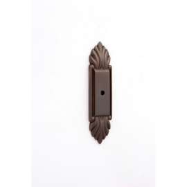 Backplate Traditional 4-in in Chocolate Bronze