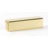 Cube A986-3-PB Cup Pull Modern in Polished Brass