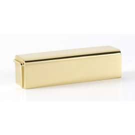 Cube A986-3-PB Cup Pull Modern in Polished Brass