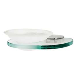 Modern Soap Dish 6-11/16-in in Polished Chrome