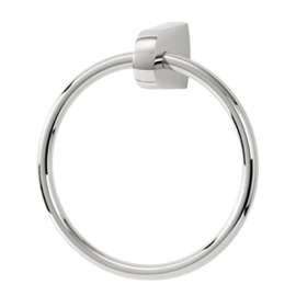 Modern Towel Ring 7-in in Polished Chrome