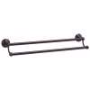 Double Towel Bar Traditional in Chocolate Bronze
