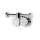 Infinity A8786-PC Modern Robe Hook in Polished Chrome