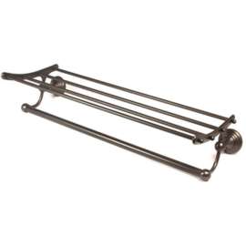 Towel Rack Traditional in Chocolate Bronze