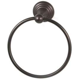 Towel Ring Traditional 7-in in Chocolate Bronze
