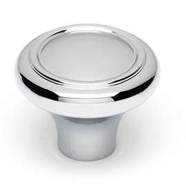 Classic Traditional A1561-PC Knob Traditional 1-1/4-in in Polished Chrome