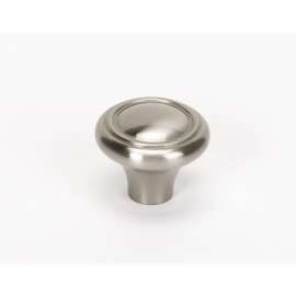 Classic Traditional A1561-SN Knob Traditional 1-1/4-in in Satin Nickel