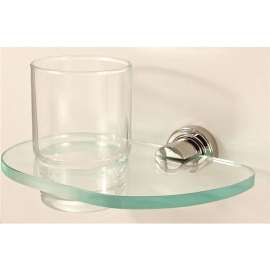 Modern Tumbler Holder 6-11/16-in in Polished Nickel