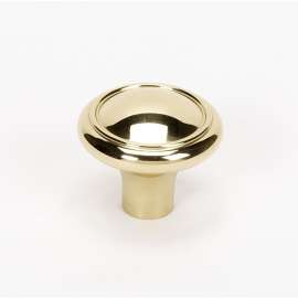 Classic Traditional A1562-PB Knob Traditional 1-1/2-in in Polished Brass