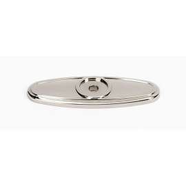 Backplate Traditional 2-1/2-in in Polished Nickel