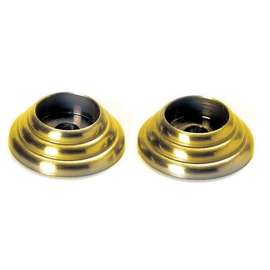 Appliance Pull Rosettes 1-3/4-in in Polished Brass
