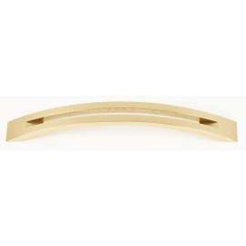 Slit Top A422-6-PB Modern Pull in Polished Brass