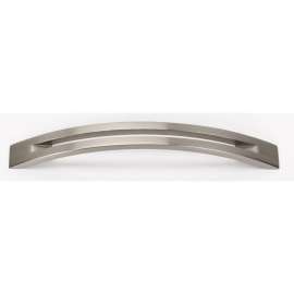 Slit Top A422-6-SN Modern Pull in Satin Nickel