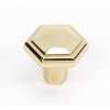Knob 1-1/4-in in Polished Brass