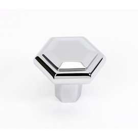 Knob Modern 1-1/2-in in Polished Chrome