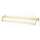 Double Towel Bar Modern in Polished Brass