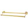 Nicole A7725-24-PB Double Towel Bar Traditional in Polished Brass