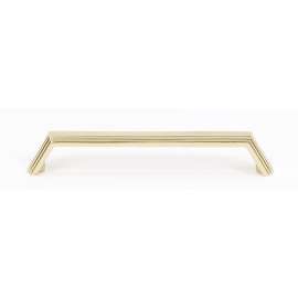 Nicole A427-6-PB Modern Pull in Polished Brass