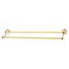 Nicole A7725-30-PB Double Towel Bar Traditional in Polished Brass