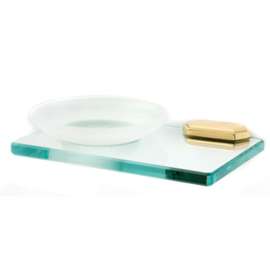 Nicole A7730-PB Soap Dish Traditional in Polished Brass