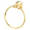 Nicole A7740-PB Towel Ring Traditional 7-in in Polished Brass