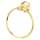 Nicole A7740-PB Towel Ring Traditional 7-in in Polished Brass