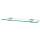 Nicole A7750-24-PB 24-in Glass Shelf with Brackets Traditional in Polished Brass