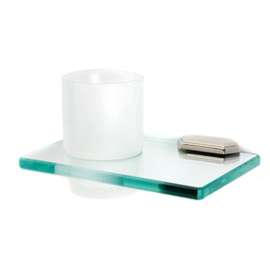 Traditional Tumbler Holder 6-3/4-in in Polished Nickel