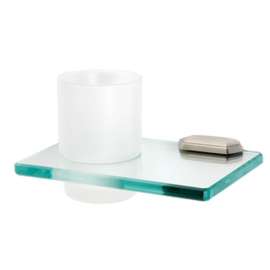 Nicole A7770-SN Traditional Tumbler Holder 6-3/4-in in Satin Nickel