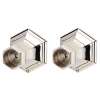 Shower Rod Brackets Traditional 2-3/8-in in Polished Nickel