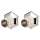 Shower Rod Brackets Traditional 2-3/8-in in Polished Nickel