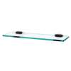 Nicole A7750-18-BARC 18-in Glass Shelf with Brackets Traditional in Barcelona