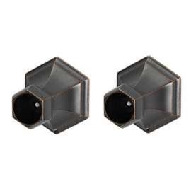 Shower Rod Brackets Traditional 2-3/8-in in Barcelona