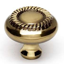 Rope A812-1-PA Knob Traditional 1-in in Polished Antique