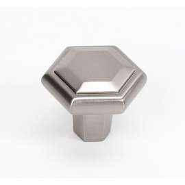 Knob 1-1/4-in in Satin Nickel