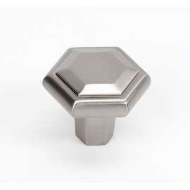 Knob Modern 1-1/2-in in Satin Nickel