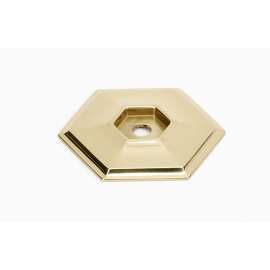Backplate Modern 1-1/2-in in Polished Brass