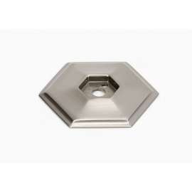 Backplate Modern 1-1/2-in in Satin Nickel