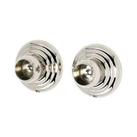 Shower Rod Brackets Traditional in Polished Nickel