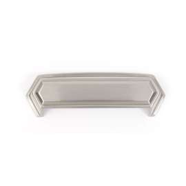 Nicole A429-SN Cup Pull Modern in Satin Nickel