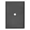 Escutcheon Backplate Escutcheons 2-1/4-in in Matte Black