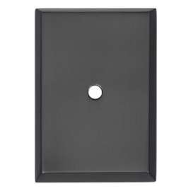 Escutcheon Backplate Escutcheons 2-1/4-in in Matte Black