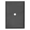 Escutcheon Backplate Escutcheons 2-5/8-in in Matte Black