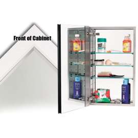 MC40244-W Mirror Cabinet in White