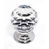 Crystal C210-CLR/PC Traditional Knob in Polished Chrome