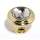 Crystal C211-CLR/GLD Traditional Knob in Gold