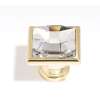 Crystal C212-CLR/GLD Traditional Knob in Gold