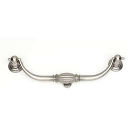 Bail Pull Traditional in Satin Nickel