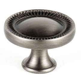 Knob Transitional 1-1/4-in in Pewter